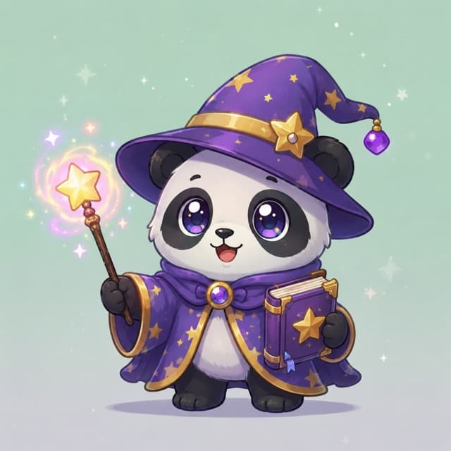 Starlight Panda Wizard