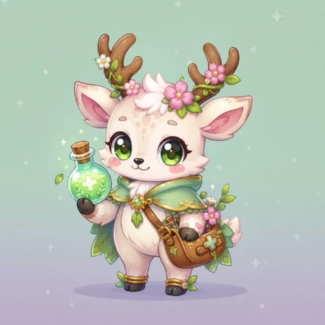 Blossom Deer Alchemist
